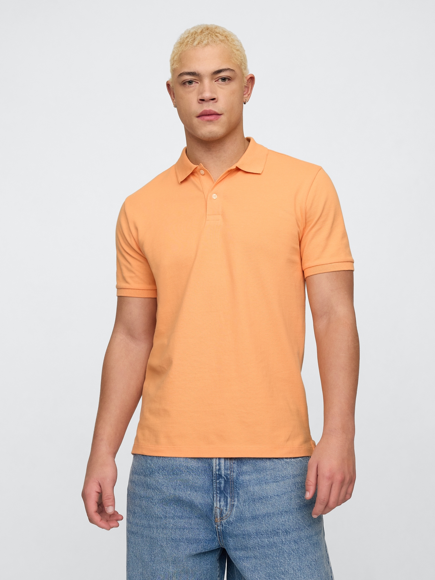 Stretch Pique Polo Shirt