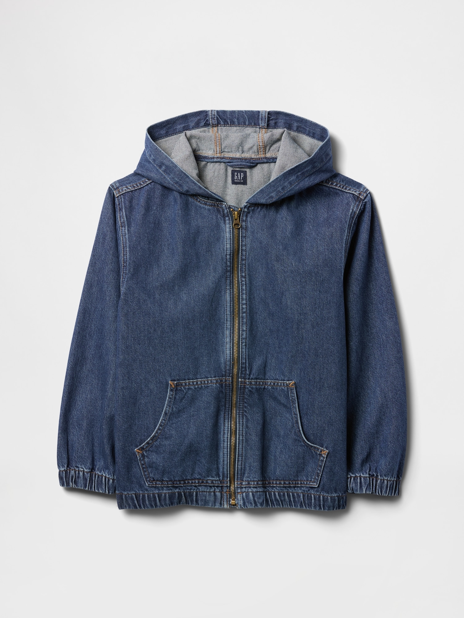 Kids Denim Hoodie Jacket