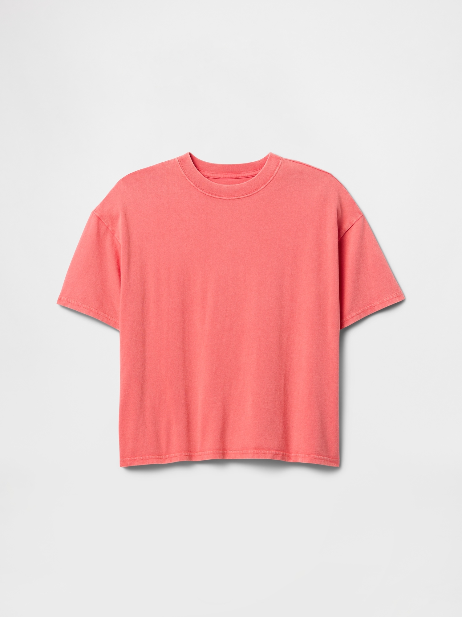 Kids Relaxed Washed Crewneck T-Shirt