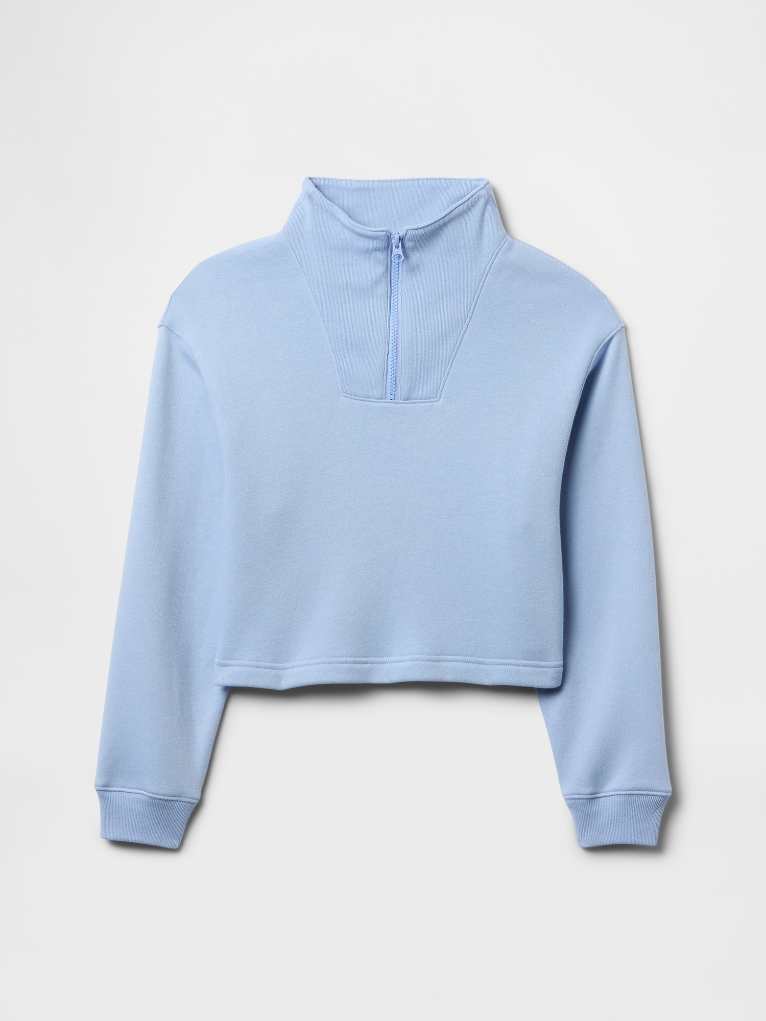 Kids Relaxed Quarter-Zip Track Sweatshirt