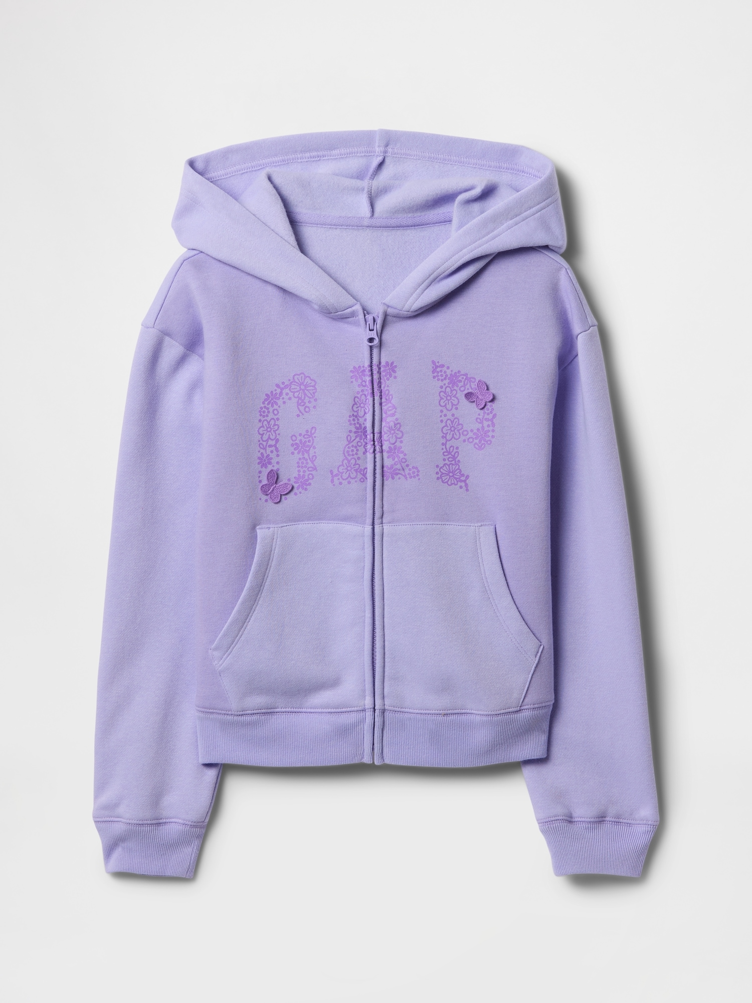 Kids Relaxed Gap Logo Zip Hoodie