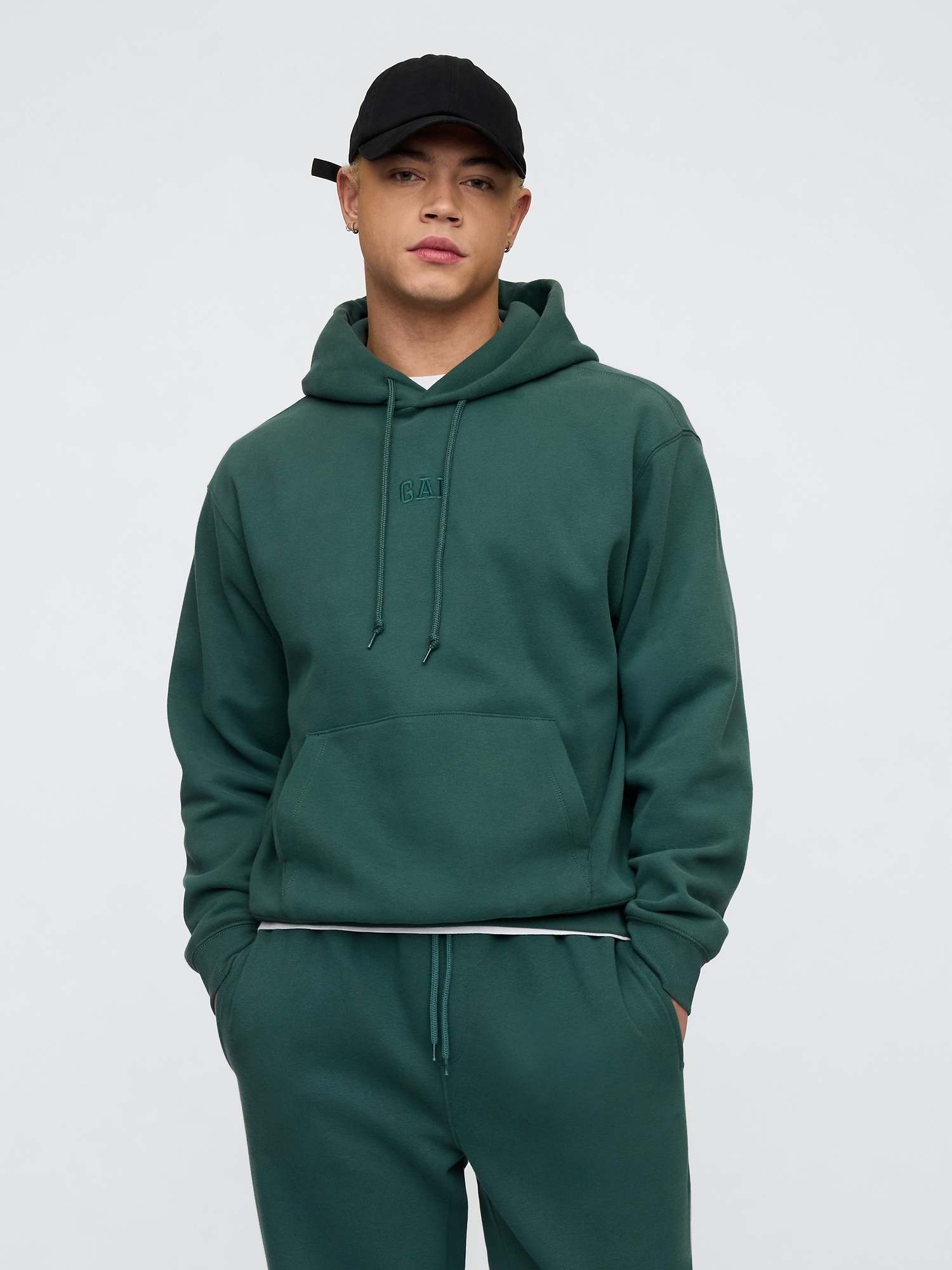 Oversized Vintage Soft Gap Mini Logo Hoodie