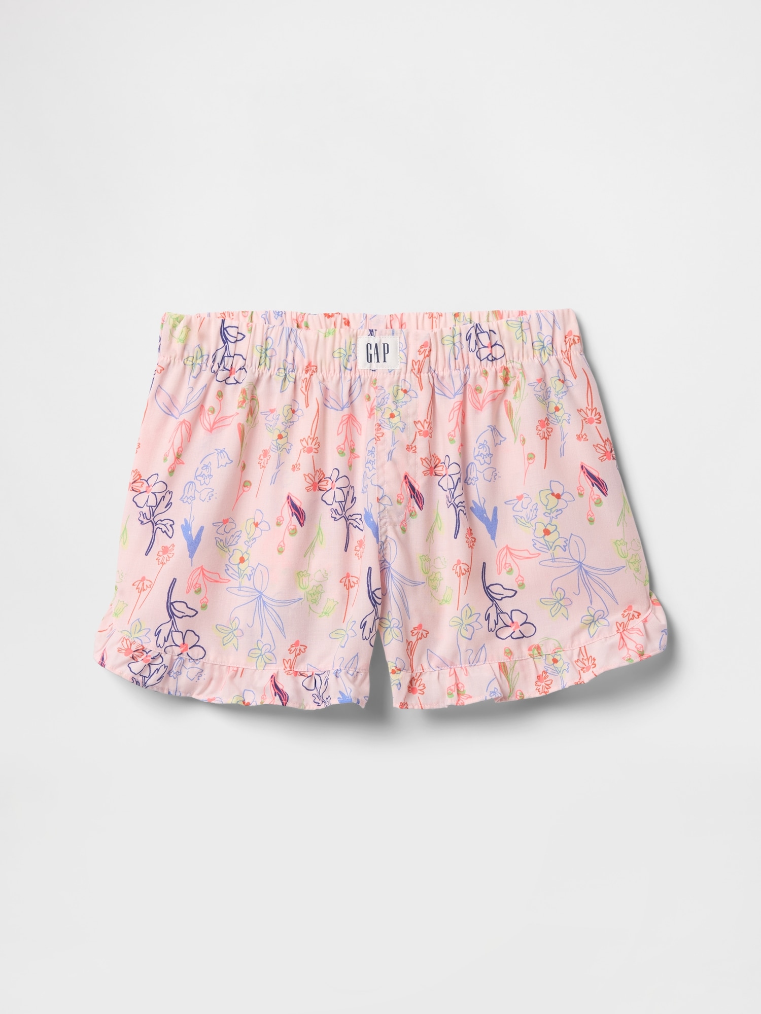 Kids 100% Recycled Ruffle PJ Shorts