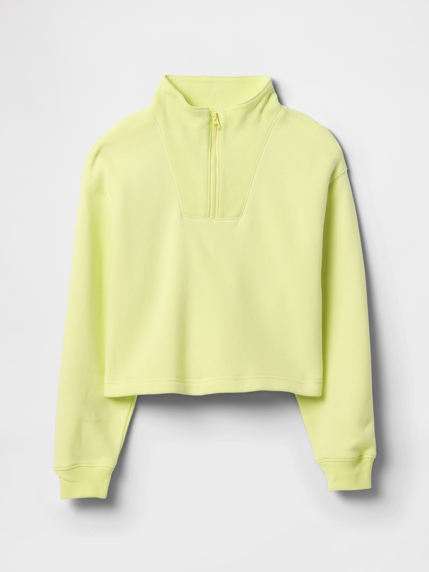 Kids Relaxed Quarter-Zip Track Sweatshirt