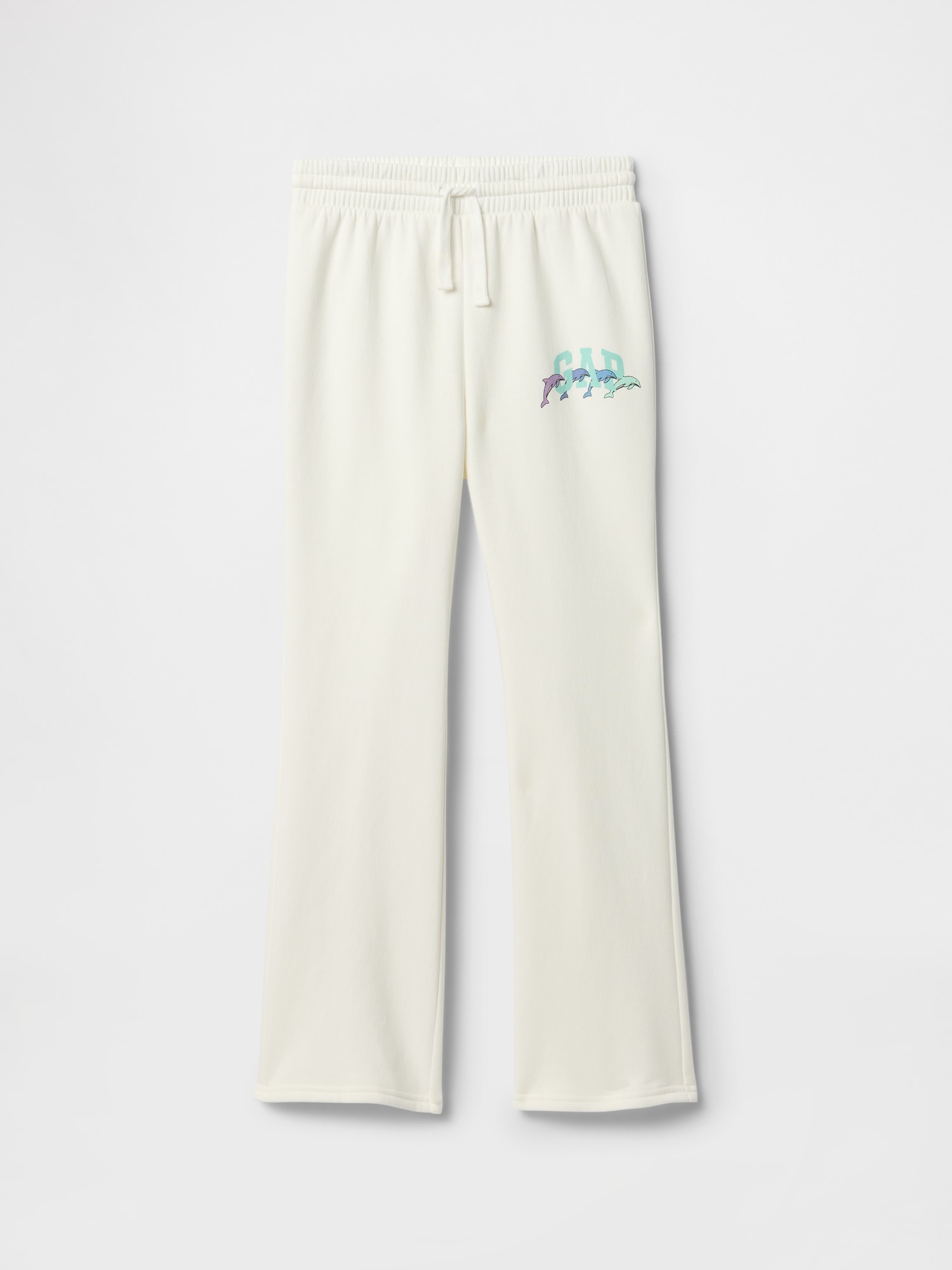 Kids Relaxed Gap Logo Bootcut Sweatpants