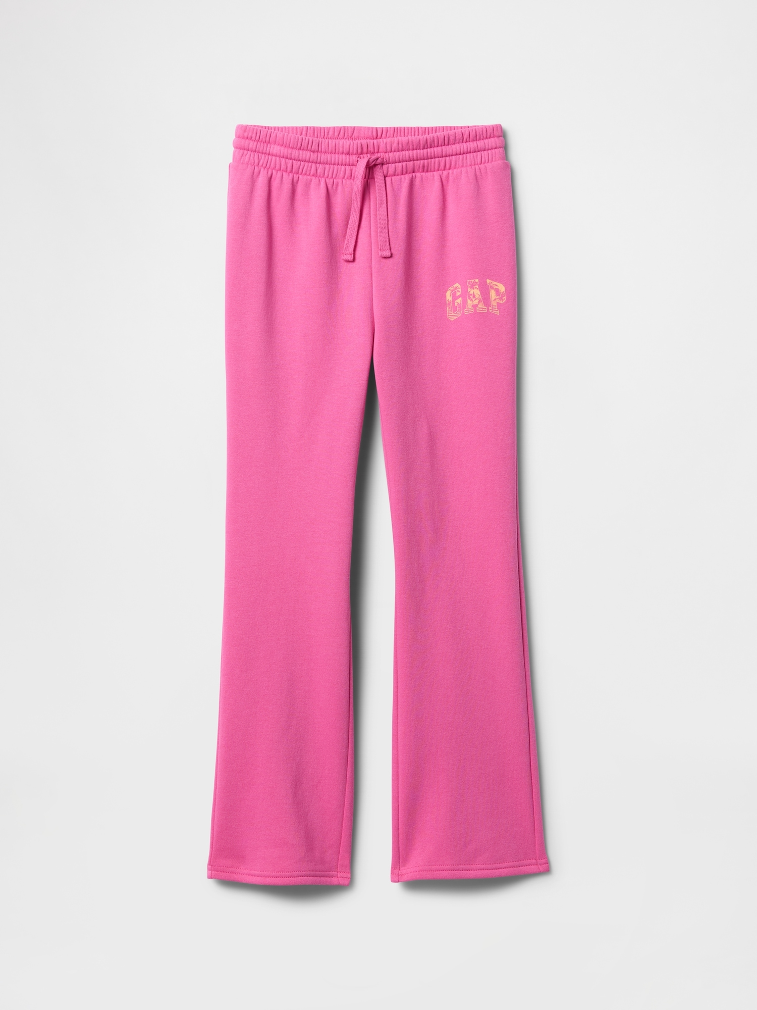 Kids Relaxed Gap Logo Bootcut Sweatpants