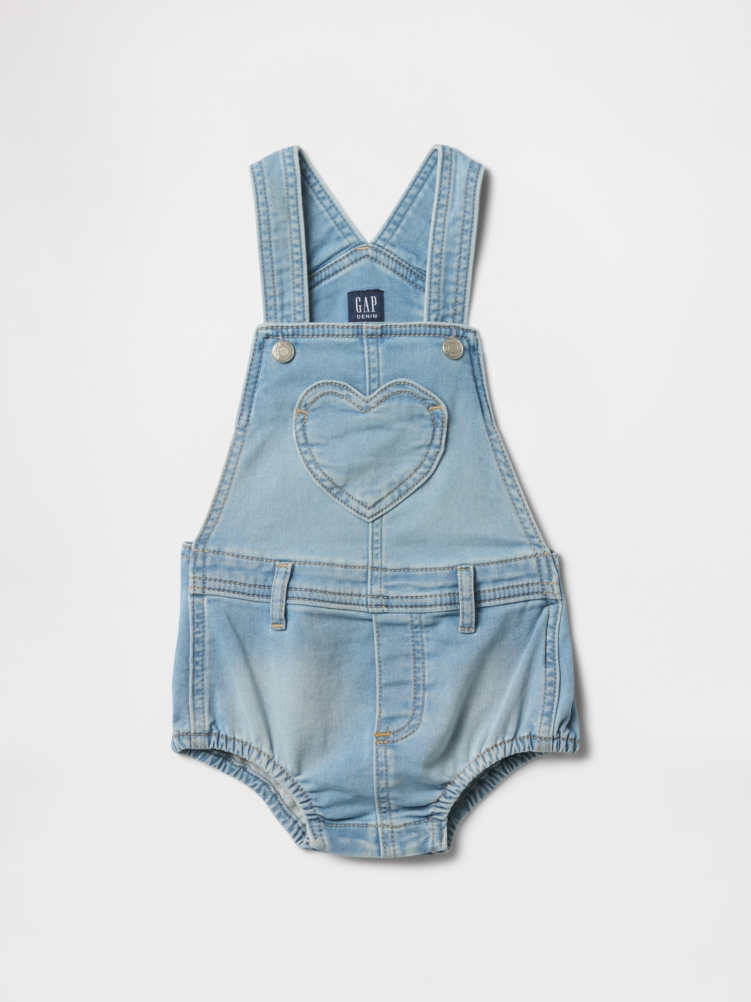 Baby Sweatpant Jean Shortalls