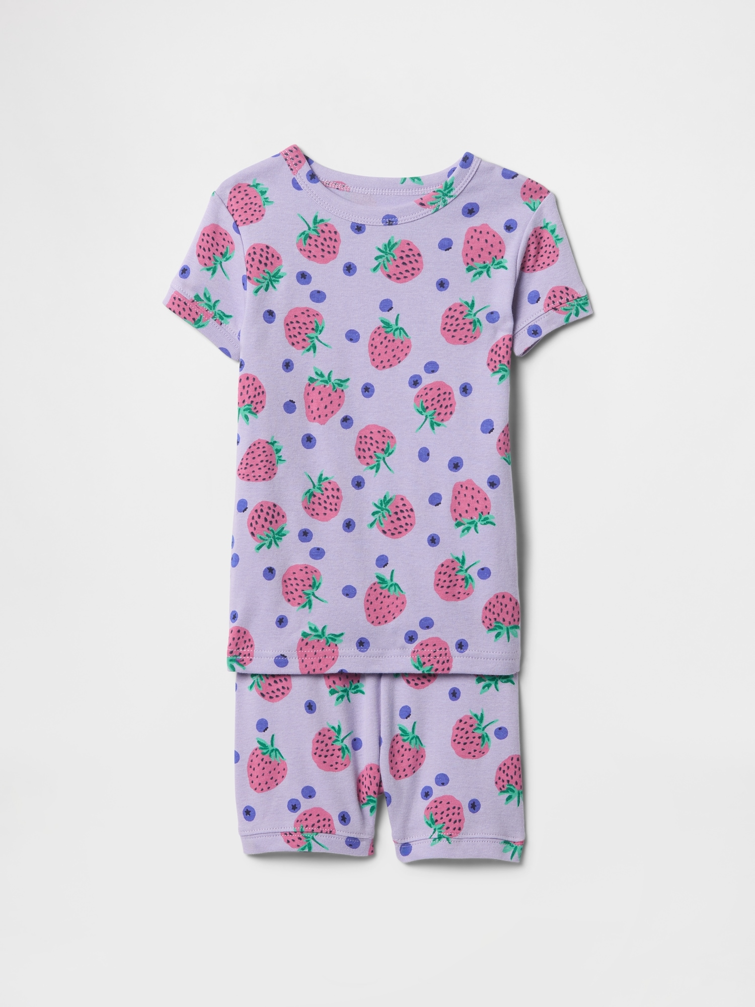 Kids & babyGap 100% Organic Cotton Berry PJ Set