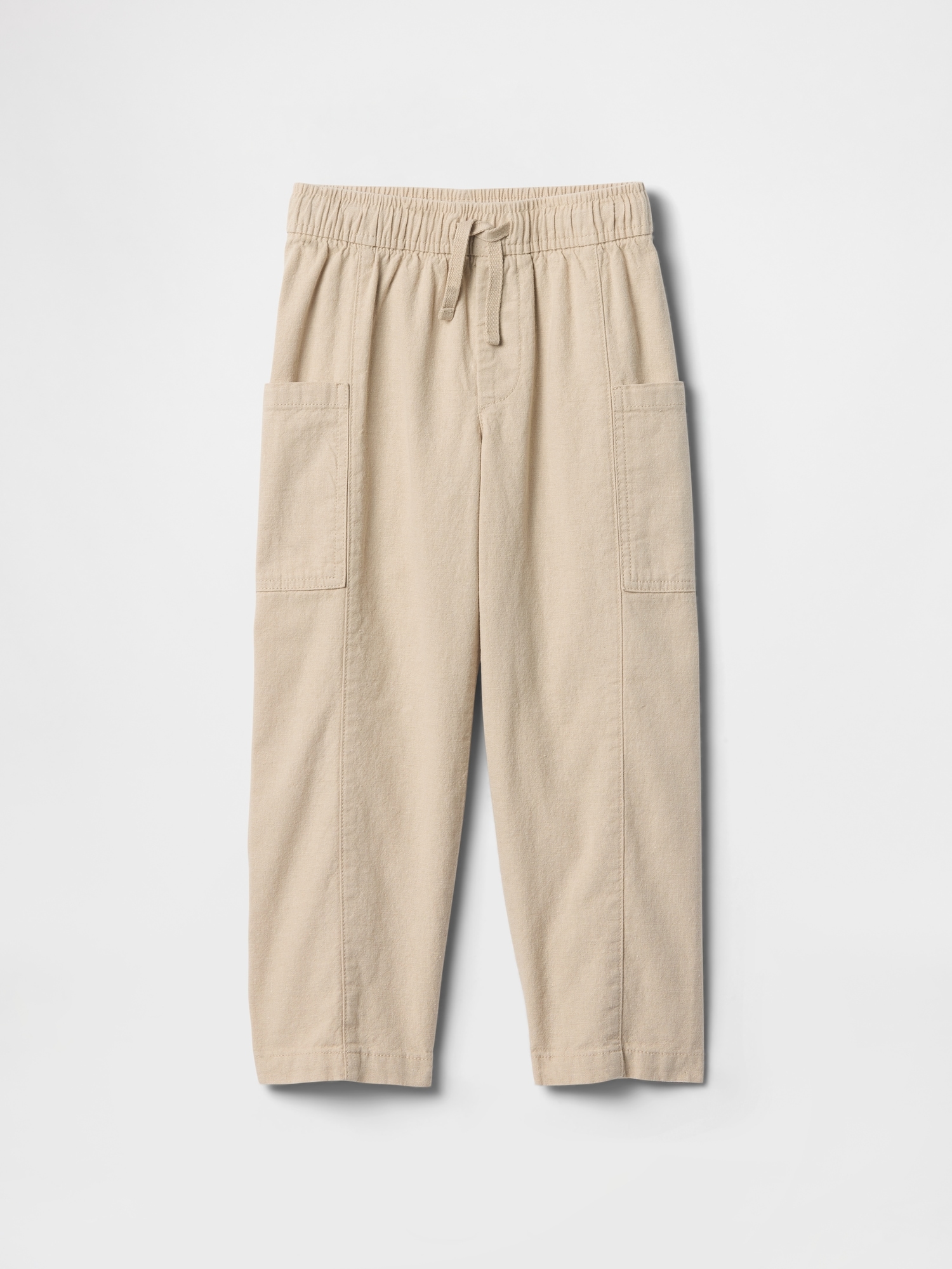 babyGap Linen-Blend Pull-On Cargo Pants