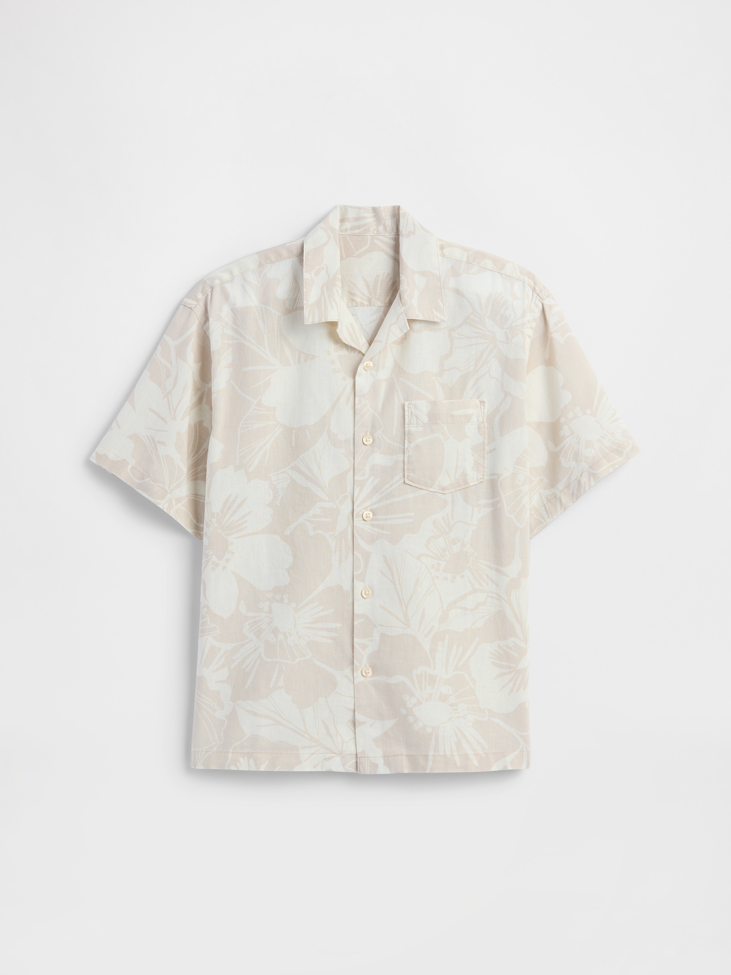 Kids Relaxed Linen-Blend Vacay Shirt