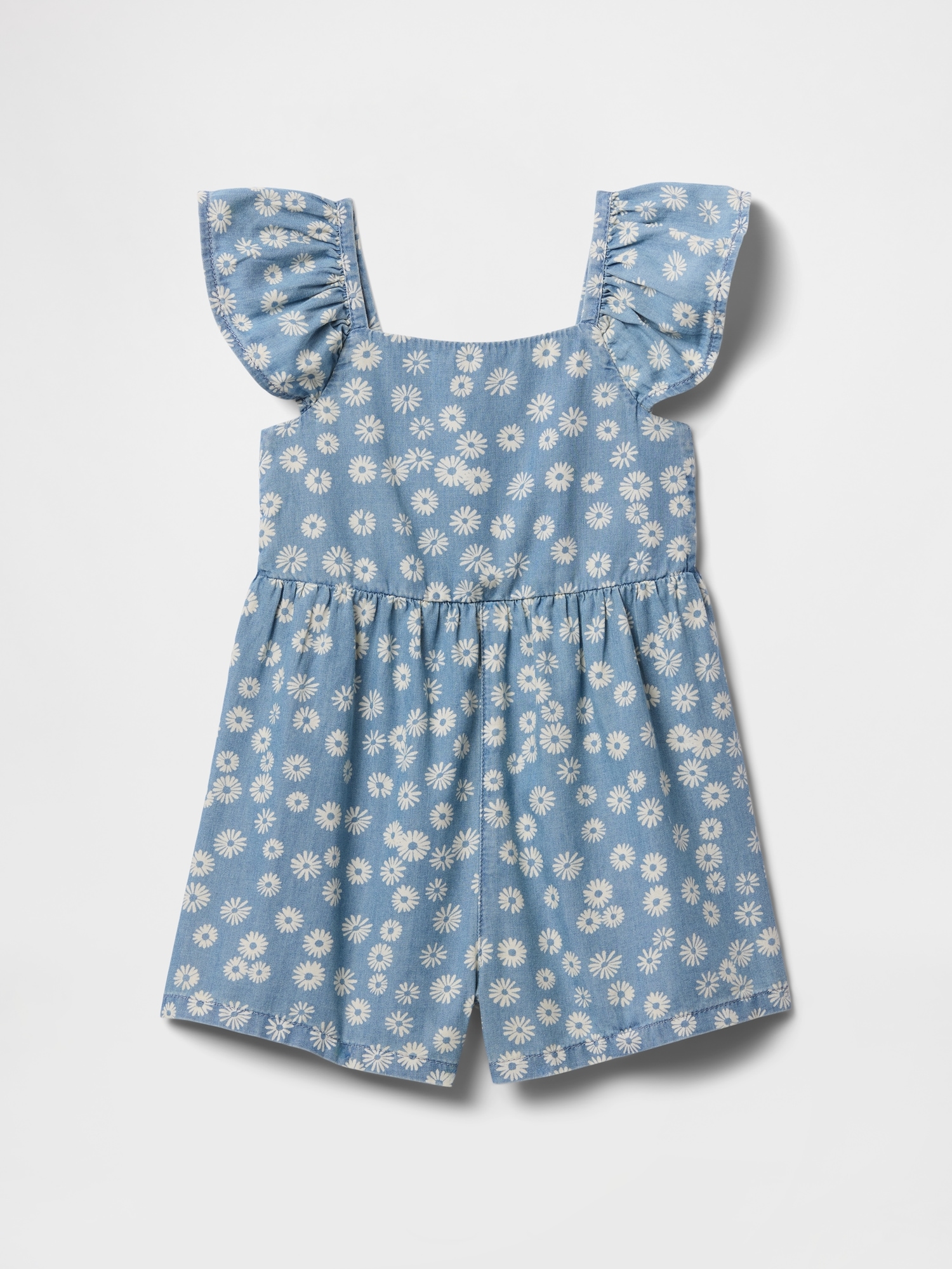 babyGap Print Flutter Romper - Blue