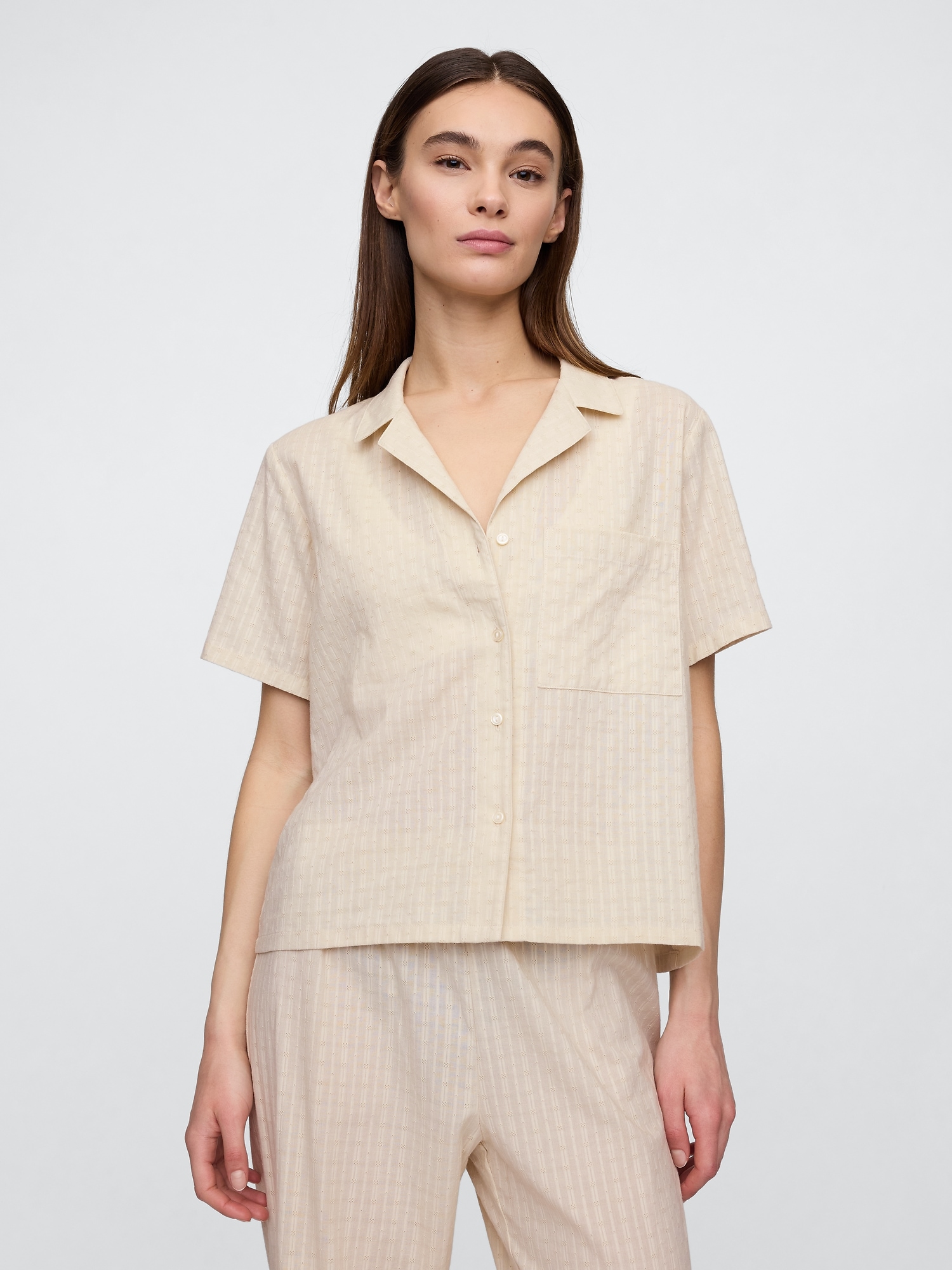 Eyelet PJ Shirt