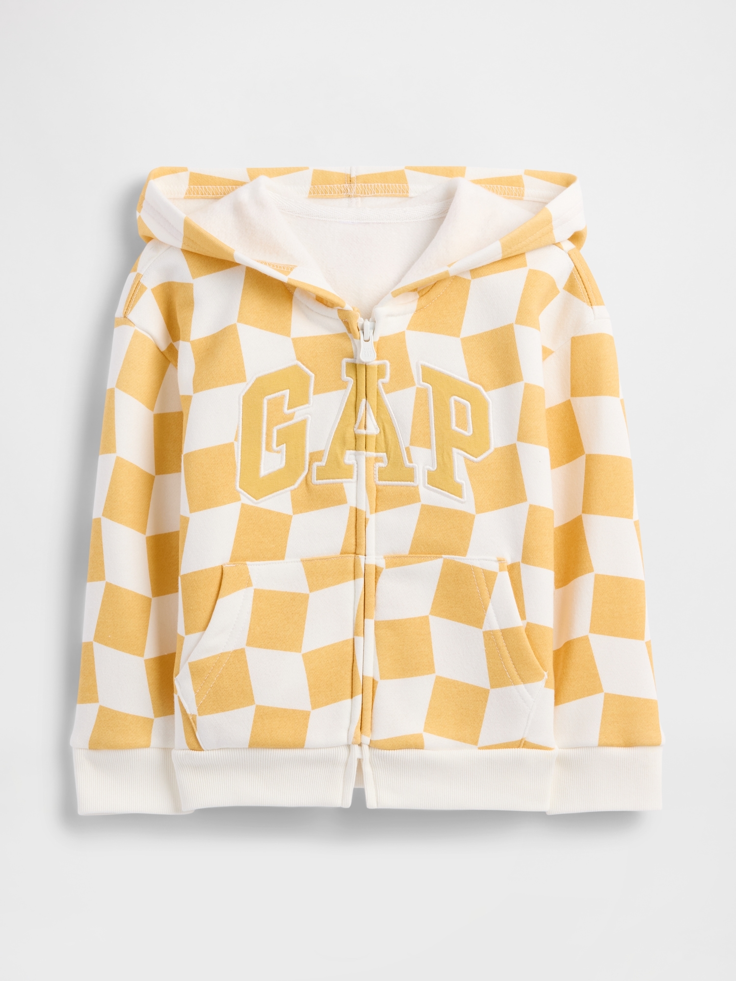 babyGap Relaxed Print Logo Zip Hoodie