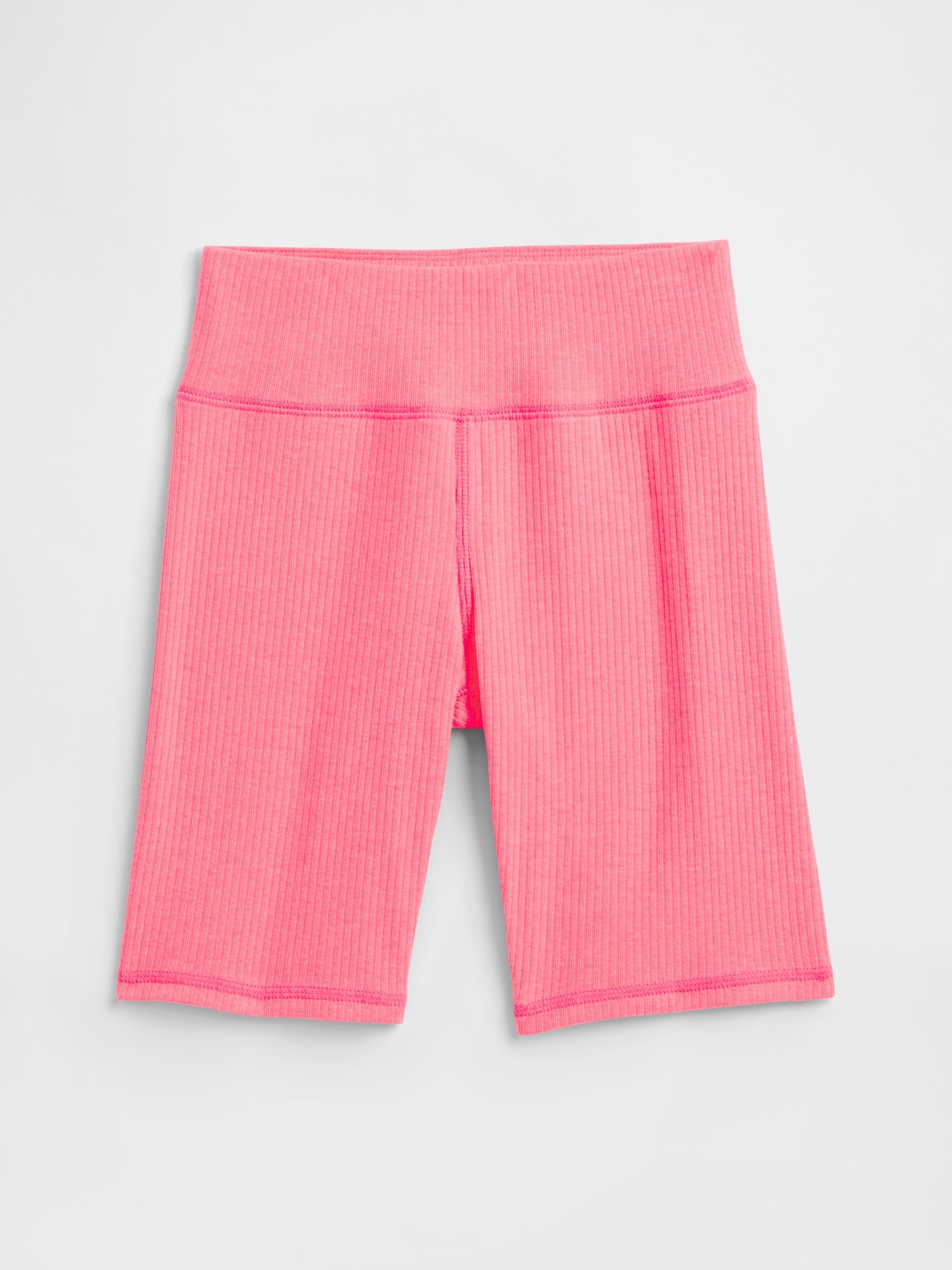 Kids Ribbed Bike Shorts