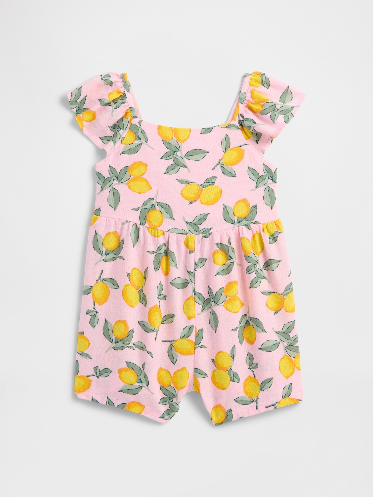 babyGap Linen-Blend Flutter Romper