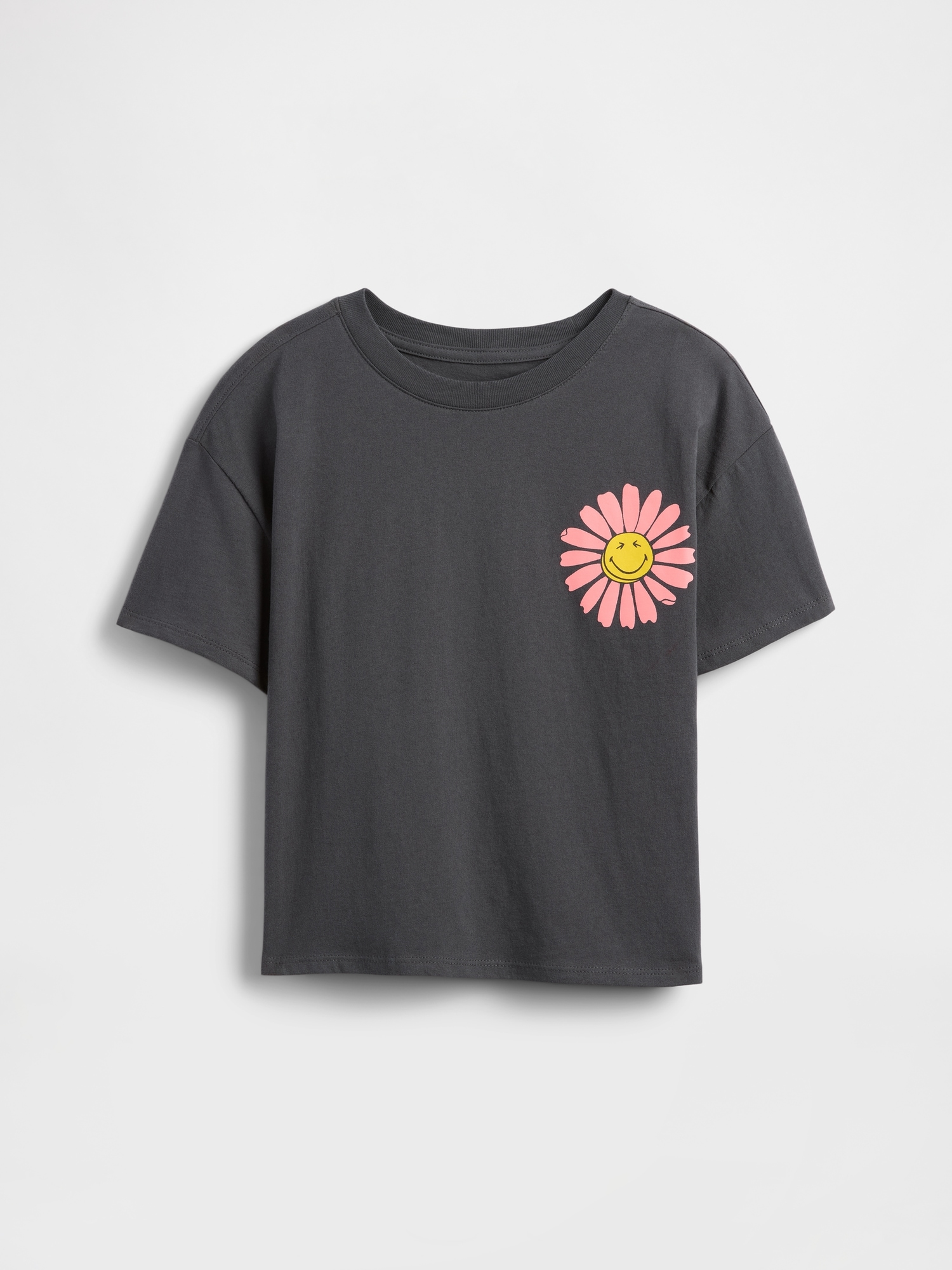 GapKids | SmileyWorld® Oversized Graphic T-Shirt