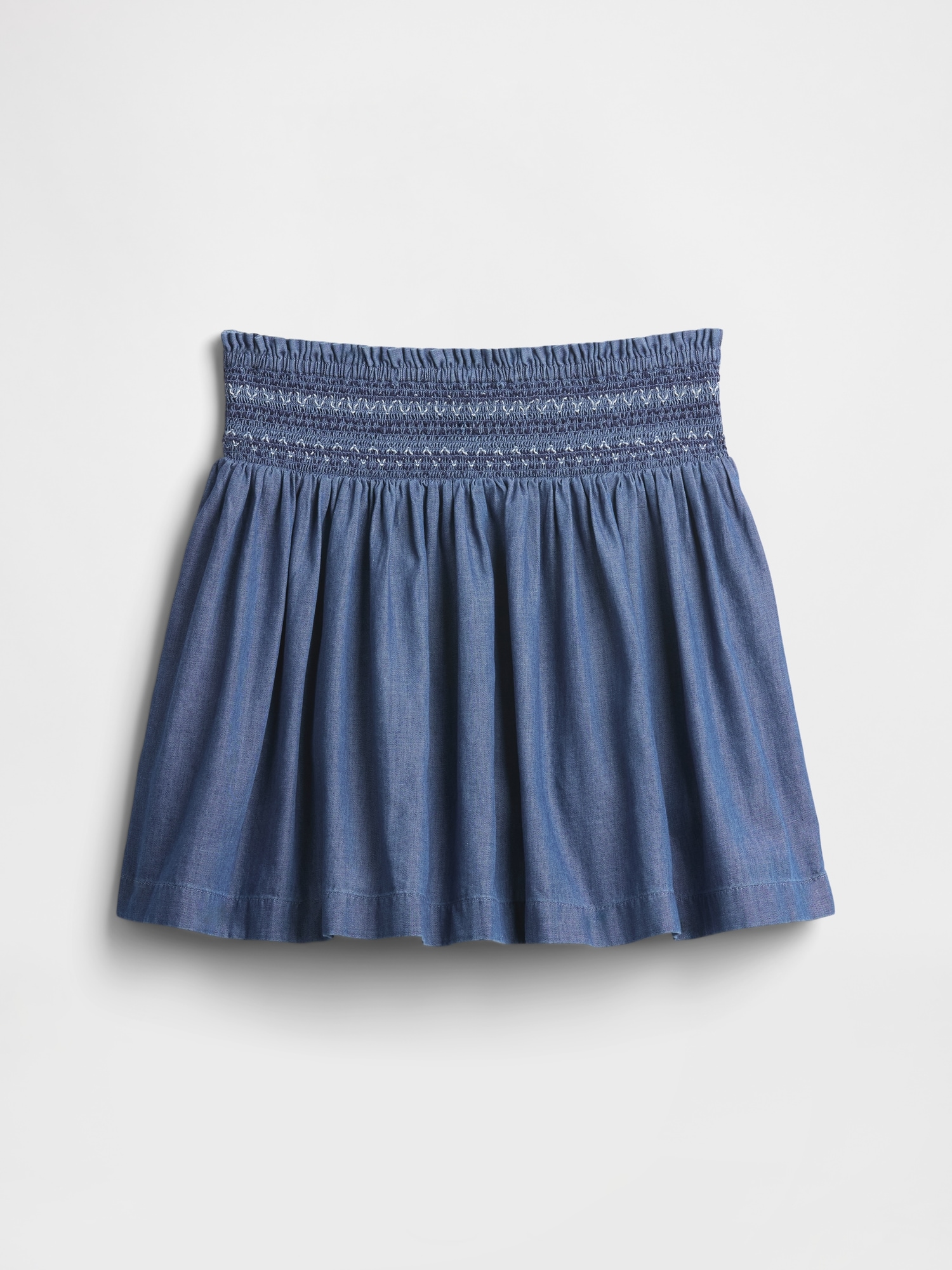 Kids Relaxed Smocked Skirt