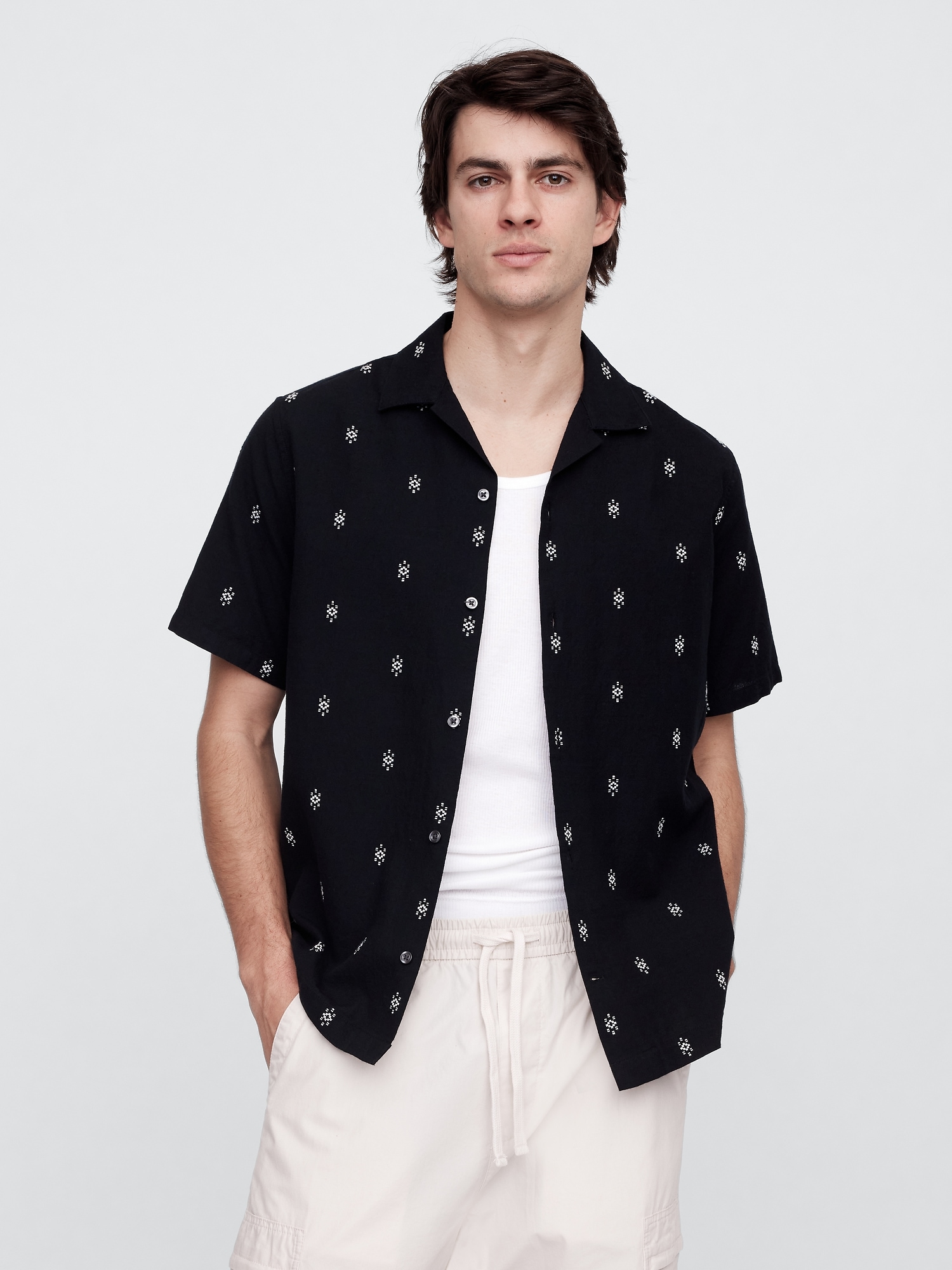 Textured Vacay Shirt in Standard Fit