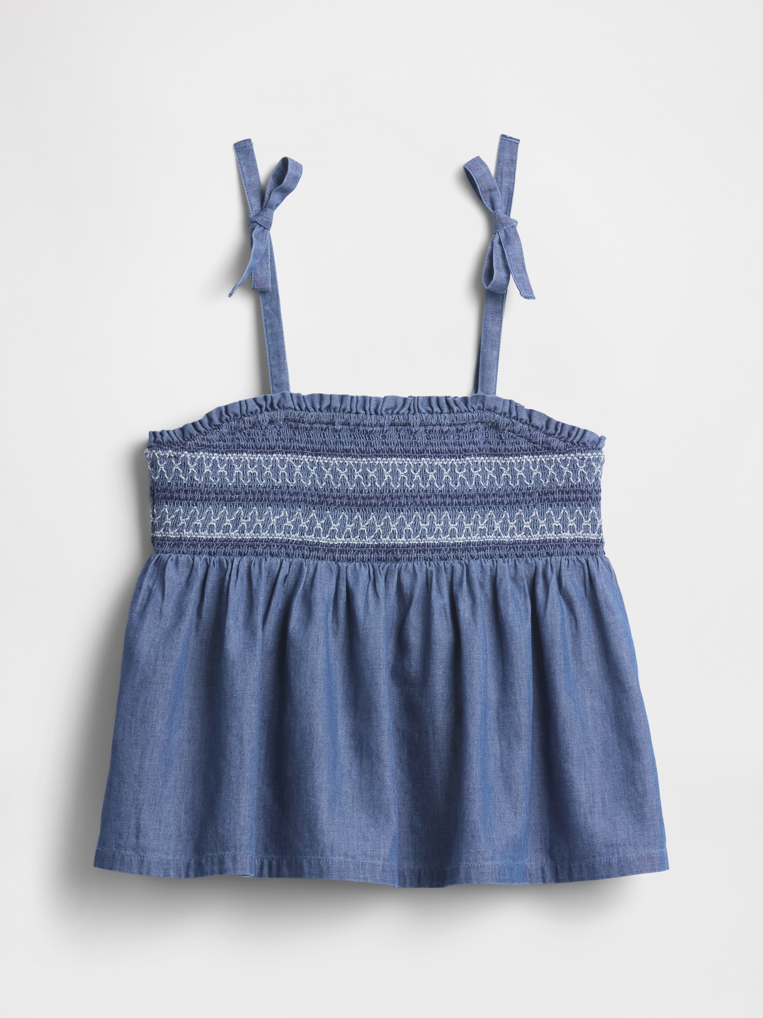 Kids Smocked Peplum Top