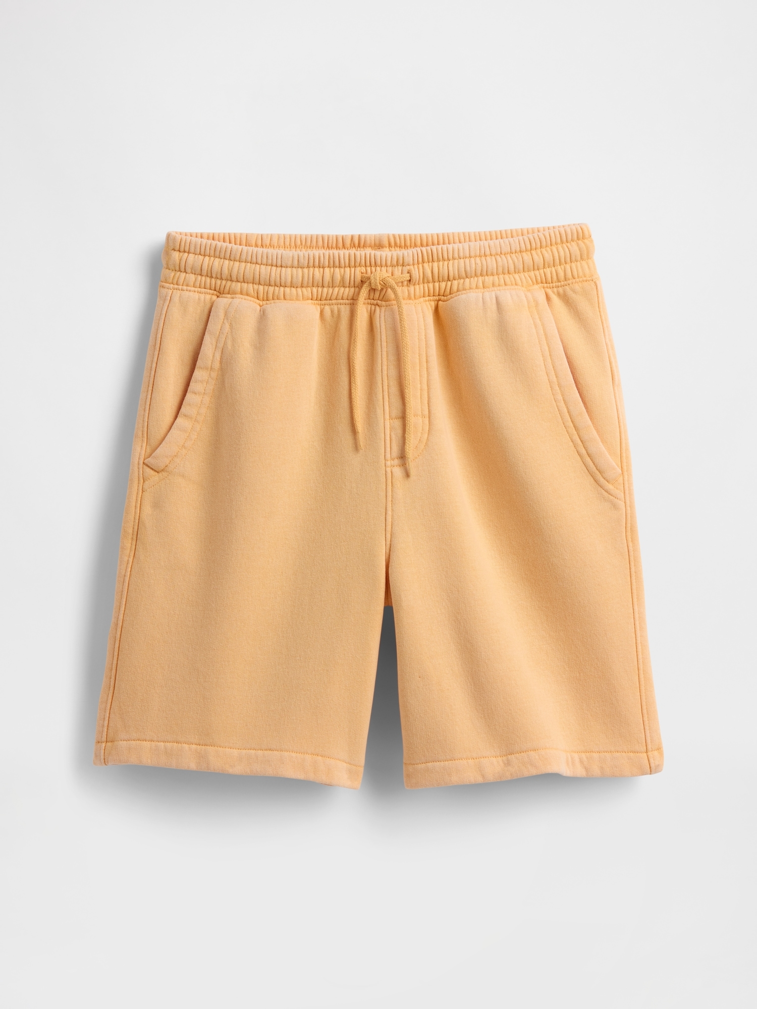 Kids Washed-Fleece Pull-On Shorts