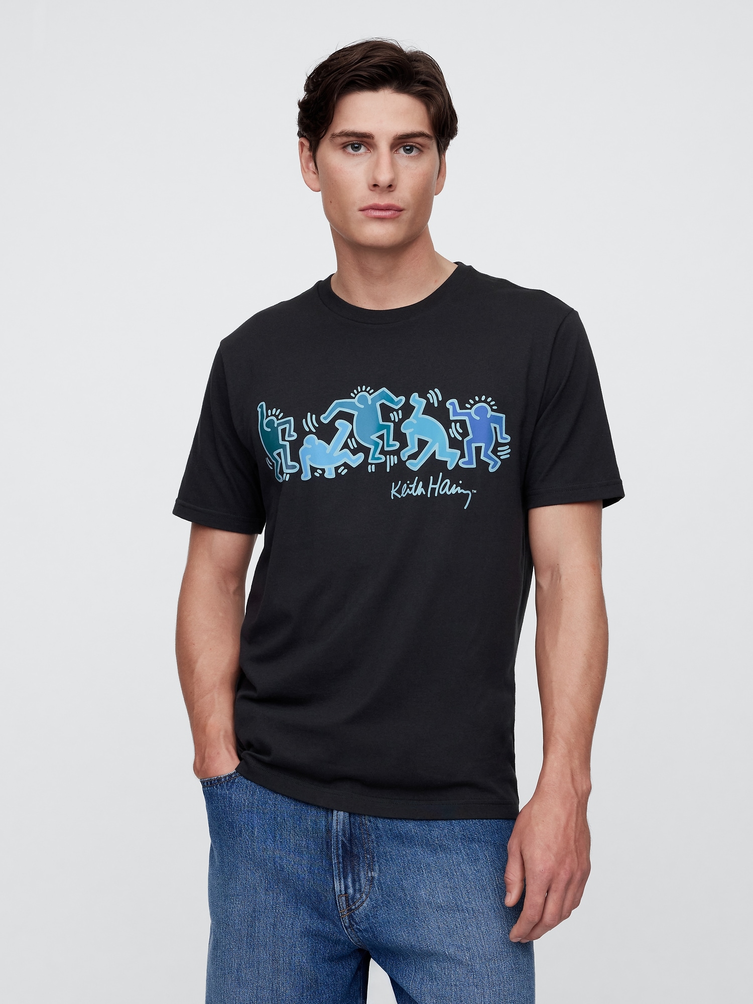 Keith Haring Relaxed Graphic T-Shirt