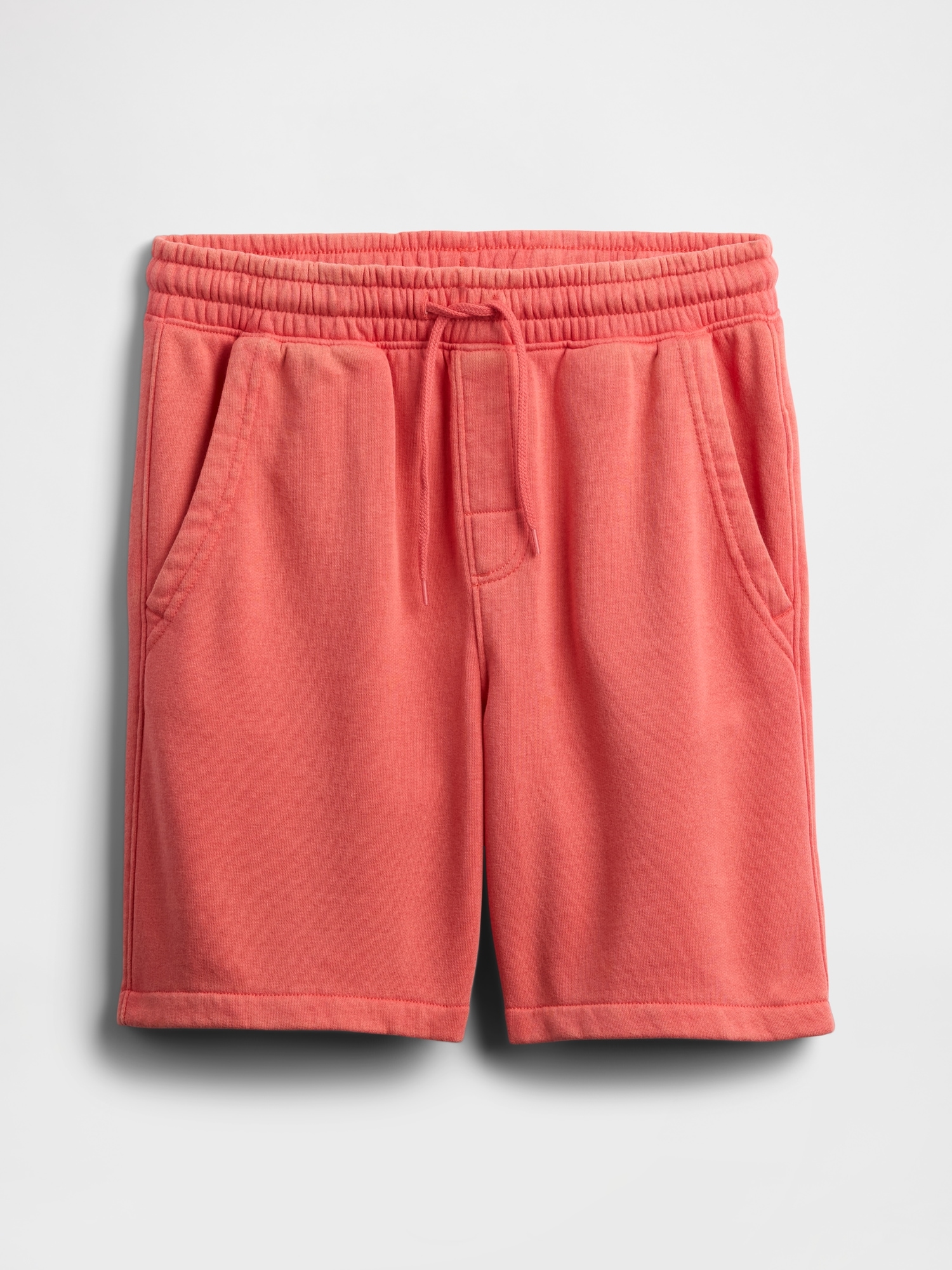 Kids Washed-Fleece Pull-On Shorts